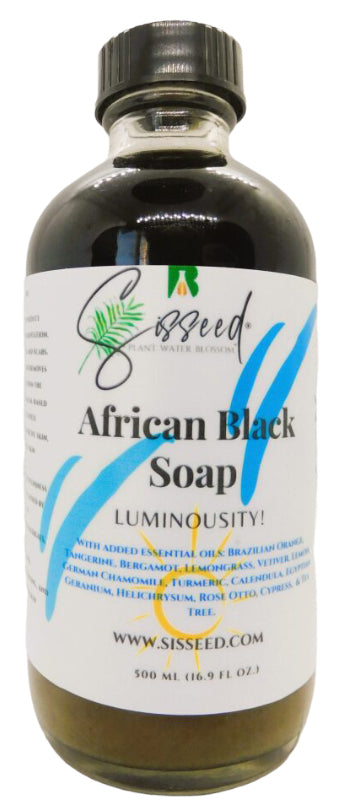 AFRICAN BLACK LIQUID SOAP | LUMINOSITY! | 8 OZ |